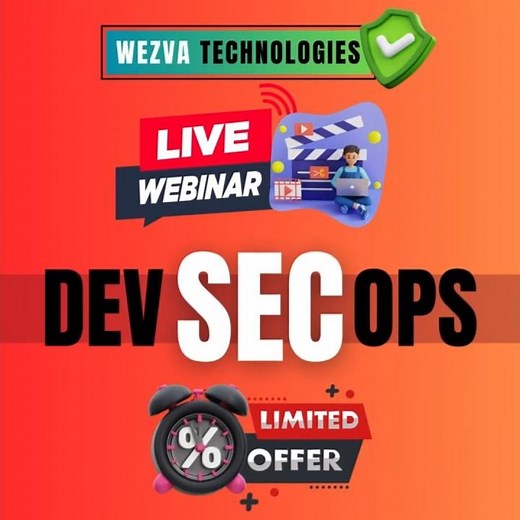 Exciting FREE WEBINAR on DevSecOps & CI/CD Pipelines @Wezva 📞 7829633132 #devops #devsecops #reels