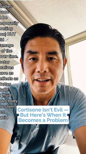 Cortisone shots can help — but only in moderation. Dr. Lin explains...