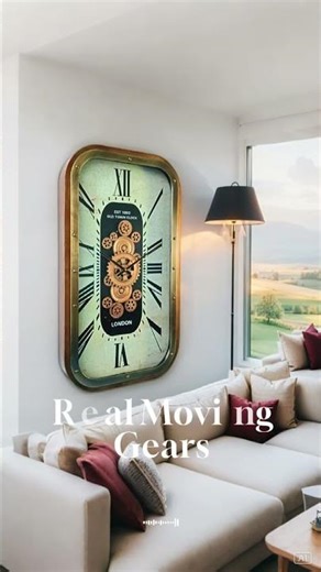 The Gears Clock Norwey Line Model: Oslo 36 www.thegearsclock.com #wallclock #homedecor