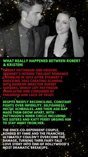 What Really Happened Between Robert & Kristen!