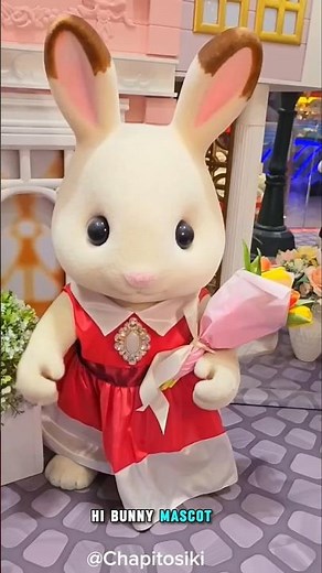 Ruby and the Cute Bunny Mascot ❤️🐰