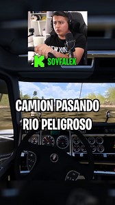 CAMION PASANDO RIO PELIGROSO #camioneros #simuladores #parati #colombia #ats | Falex