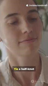 How to make a boho-style bracelet with leather cord in 3 minutes”