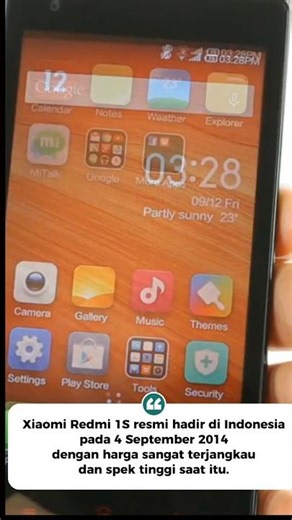 Xiaomi Redmi 1S! HP murah spek dewa pada masanya #Redmi1S #Xiaomi