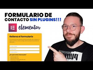 Crea un FORMULARIO DE CONTACTO con SÓLO Wordpress y Elementor ✅ SIN PLUGINS EXTRA | Tutorial 2022