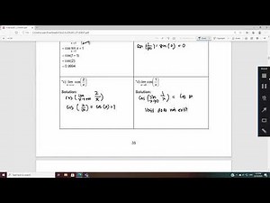 1.3.2 Limits and continuity of trigonometric functions
