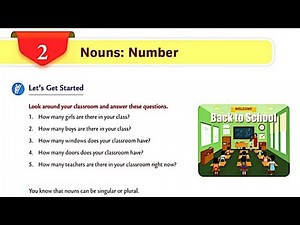 Nouns: Number | Ch-02 | Class-06 | Collins English grammar and composition book
