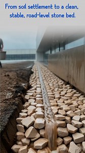 27K views · 124 reactions | From soil settlement to a clean, stable, road-level stone bed. #stone #bed #road #settlement | Nazrul With CE | Facebook