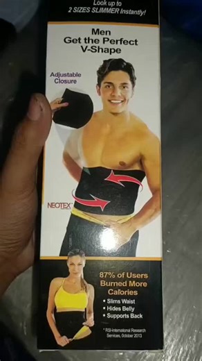 Hot Shaper Slimming Belt With Box Adjustable Standard Size Waist Trainer For Men And Women Helps, 1000 with free dc whatsapp for order 03242915112*
