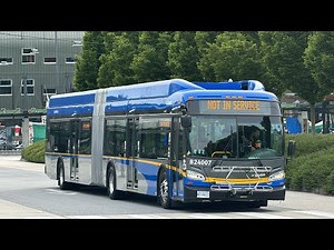 (NEW BUS) Translink 2024 New Flyer XDE60 24007 on the 99 B-Line to UBC