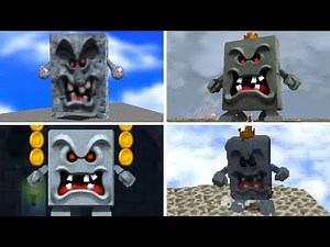 Evolution of - Whomp in Super Mario Games