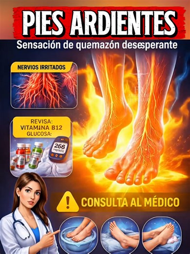 Pies Ardientes: Causas y Soluciones Médicas