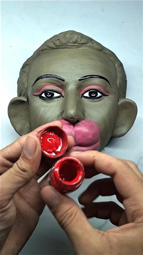 Jay Shri Ram 🚩hanuman ji murti making with clay. jay bajrangbali murti making at home with clay #art