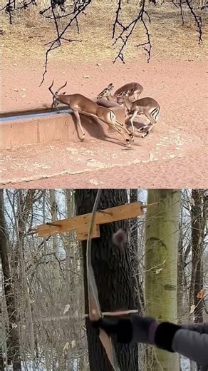 Epic Hunting Encounter | Wild Deer Action in the Forest 🦌🏹