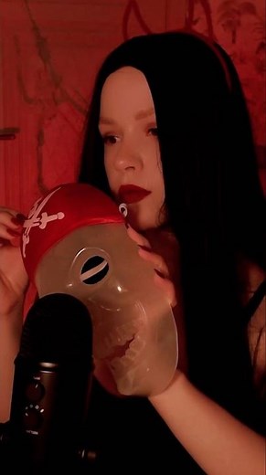 😈🎃 SPOOKY HALLOWEEN triggers 💜 devil #asmr #relax #sleep pt.1