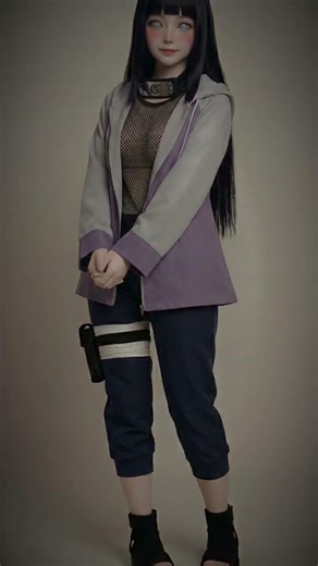 The most realistic Hinata Hyuga cosplay! 100% accurate! #Naruto