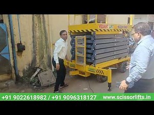 Scissor lift manufacturers in Pune - vedant lift