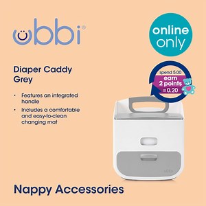 9K views · 81 reactions | Ubbi nappy bins, wipes dispenser and caddy make changing time a breeze for you and your little one. Shop online > https://bit.ly/2Pc6HTf and earn DOUBLE POINTS if you are a BabyClub member! | BabyClub by Clicks | Facebook
