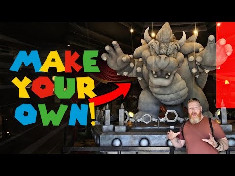 I 3D Printed the Universal Studios Bowser Statue – Full Build/Paint Guide for Stone Effects