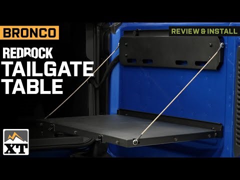 2021-2025 Bronco RedRock Tailgate Table Review & Install