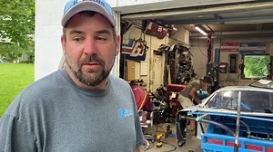 Mike Looney (Billy Martin Racing / Black Cloud Motorsports) is hard at work after a rough night at Hickory Motor Speedway last week as they prepare for this Saturday nights Covid Clash at Franklin County Speedway. We stopped by their humble shop and talked with Mike about racing this Saturday night June 13th at 7pm. | Pit Chatter Media