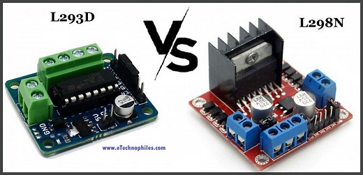 L293D VS L298N Motor Driver Differences, Specifications and Pinouts