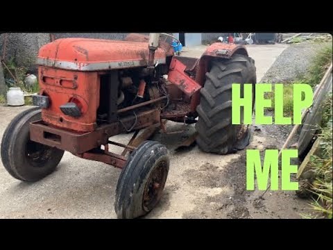 Barn Find Tractor. Abandoned for years, Will it start?