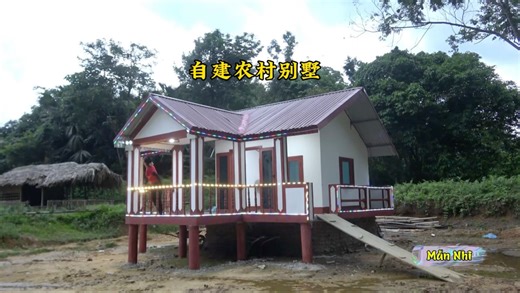 女人历时三百天独自徒手建造一座奢华别墅全过程！太牛了！