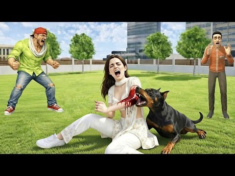 😭 Girlfriend ke zombie dogi ne kaat liya 🤯😍 Indian theft Auto simulator