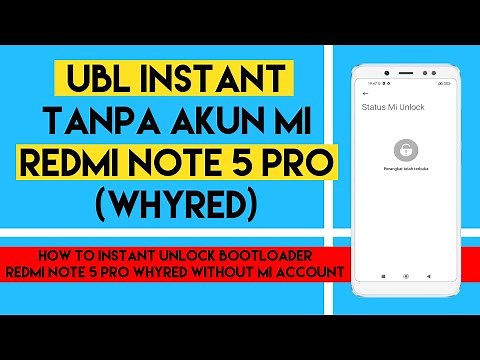 How to Unlock Bootloader Redmi Note 5 Pro (Whyred) Without Mi Account or Waiting | Instant UBL