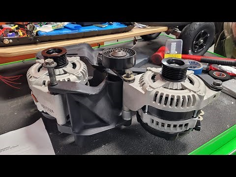 DIY Dual Alternator Bracket Ford 460 7.5l
