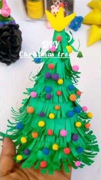 Easy Paper Christmas Tree Making Tutorial | DIY Christmas Decor