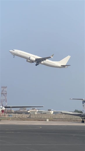 Ethiopian Airlines B737 Max 8 Takeoff