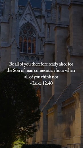 Luke 12:40 | Hope of eternal life ✝️