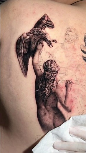 속박된 프로메테우스 Prometheus Bound진행 중입니다. WIP. #blackandgreytattoos #realismtattoo #tattooart