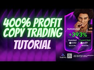 Live Copy Trading Solana Tutorial 🟢 400% Profit Using TradeWiz (With Results)