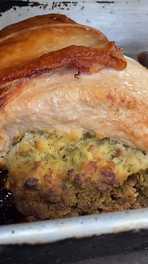 Getting a farm fresh turkey breast this Thanksgiving? Here are some outpost farm cooking tips! To ensure a nicely browned breast, use a fat based product on the skin ✅ We always stuff our breasts with our house made stuffing; cooking time is approx 2.5 hours ✅ Use cooking twine to keep breast tight, prevent stuffing from falling out, and for a more even roast✅ Internal temp of all poultry products should always be 165✅ #turkeybreast #cookingtips #thanksgiving #dinner #yum | Out Post Farm