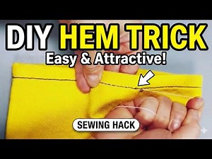 How to Sew a Hem by Hand: Easy DIY Technique for Beginners.