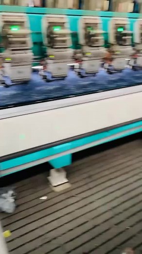 Automated Embroidery Machine in Action