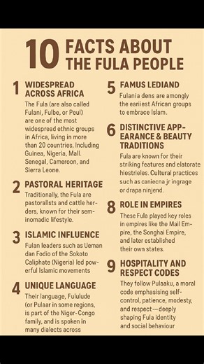 10 Facts About The Fula People #hiddenworldvault #fulani#fypシ゚ #foryoupageシ #viralreels | Hidden World Vault