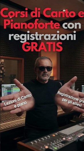 Corsi di Canto e pianoforte con Registrazioni Gratis