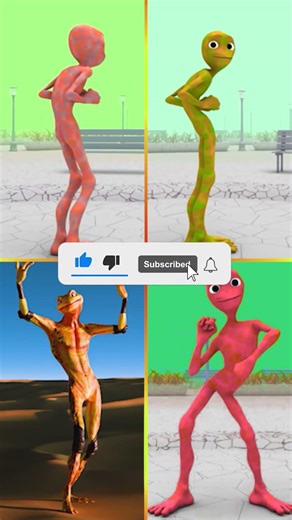 Green Alien Dance El Chombo Dame Tu Cosita feat Yeşil Uzaylı Dansı #dametucosita #shorts#cover#remix