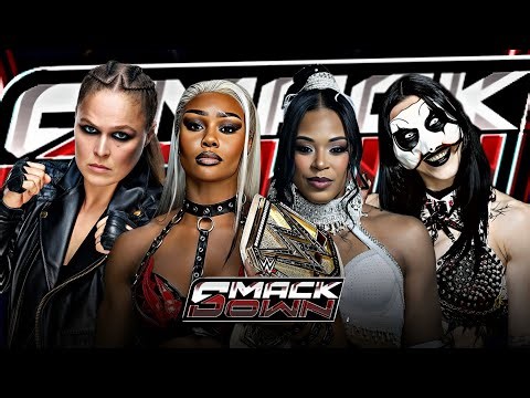 Jade Cargill vs Bianca Belair vs Rhea Ripley vs Ronda Rousey Full Match WWE SmackDown Highlights