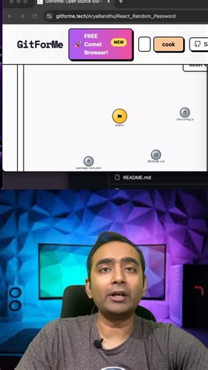 Aditya Anand | Coding in Hindi on Instagram: "Visualize Any Git Repo in Seconds 🔥 | The Tool Every Developer Needs Git history samajhna mushkil lagta hai? Iss FREE tool se tum **kisi bhi Git repo ko instantly visualize** kar sakte ho! 🤯 Just paste your GitHub link → and boom, you’ll see branches, commits, merges, everything in a clean visual graph 💻🔥 Perfect for: ✔ Understanding big projects ✔ Interview prep ✔ Contributing to open source ✔ Debugging commit history Comment “GIT” if you want t