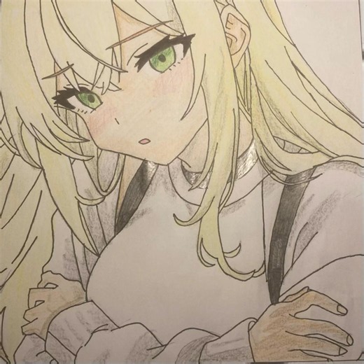 #dessin #skulledit Femme Anime