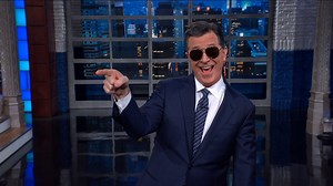 President Trump held a rally in Concord on the eve of the New Hampshire primary to take the spotlight off Democrats and get out some important messages about family and health. | The Late Show with Stephen Colbert