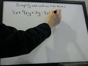 Simplify and combine like terms