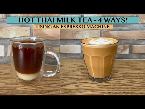 4 WAYS TO MAKE HOT THAI MILK TEA - BETTER THAN ICED THAI MILK TEA! - FOR CAFES