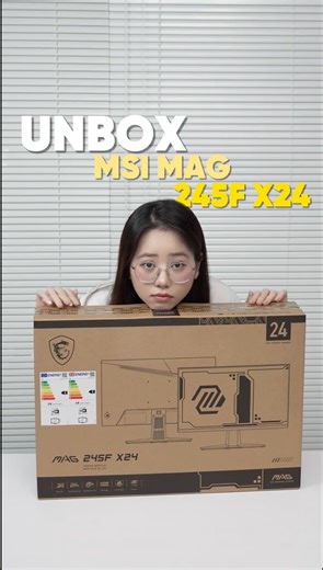 Unbox "siêu phẩm" gaming - MSI MAG 245F X24 #MyGear #MSI #gaming #245fx24 #unboxing #240Hz | Mygear | Facebook