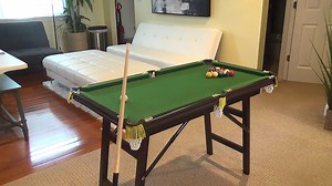 Watch RACK Leo 4-Foot Folding Pool Table Review and Demo on Amazon Live